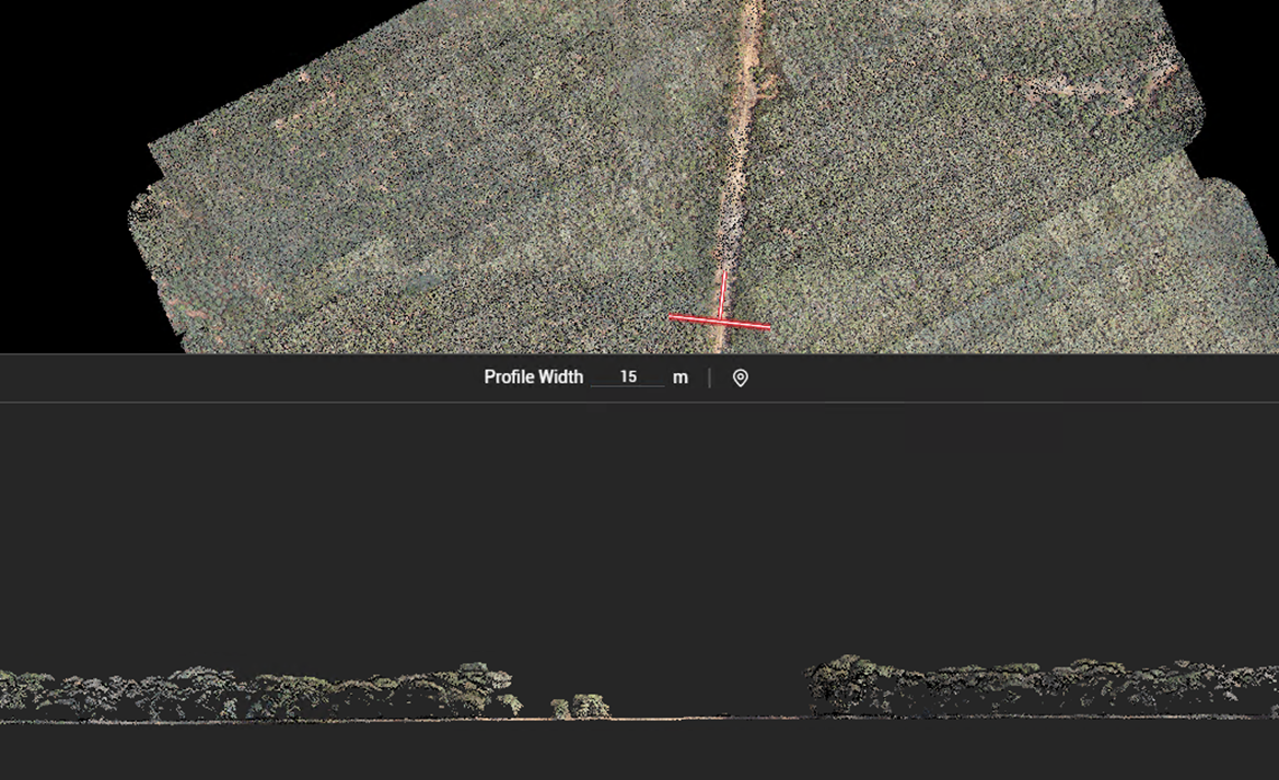 drone capturing elevation model